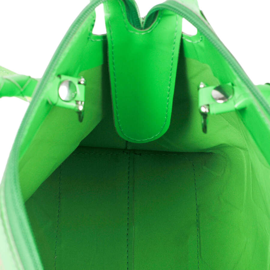 HAND BAG neon green INA