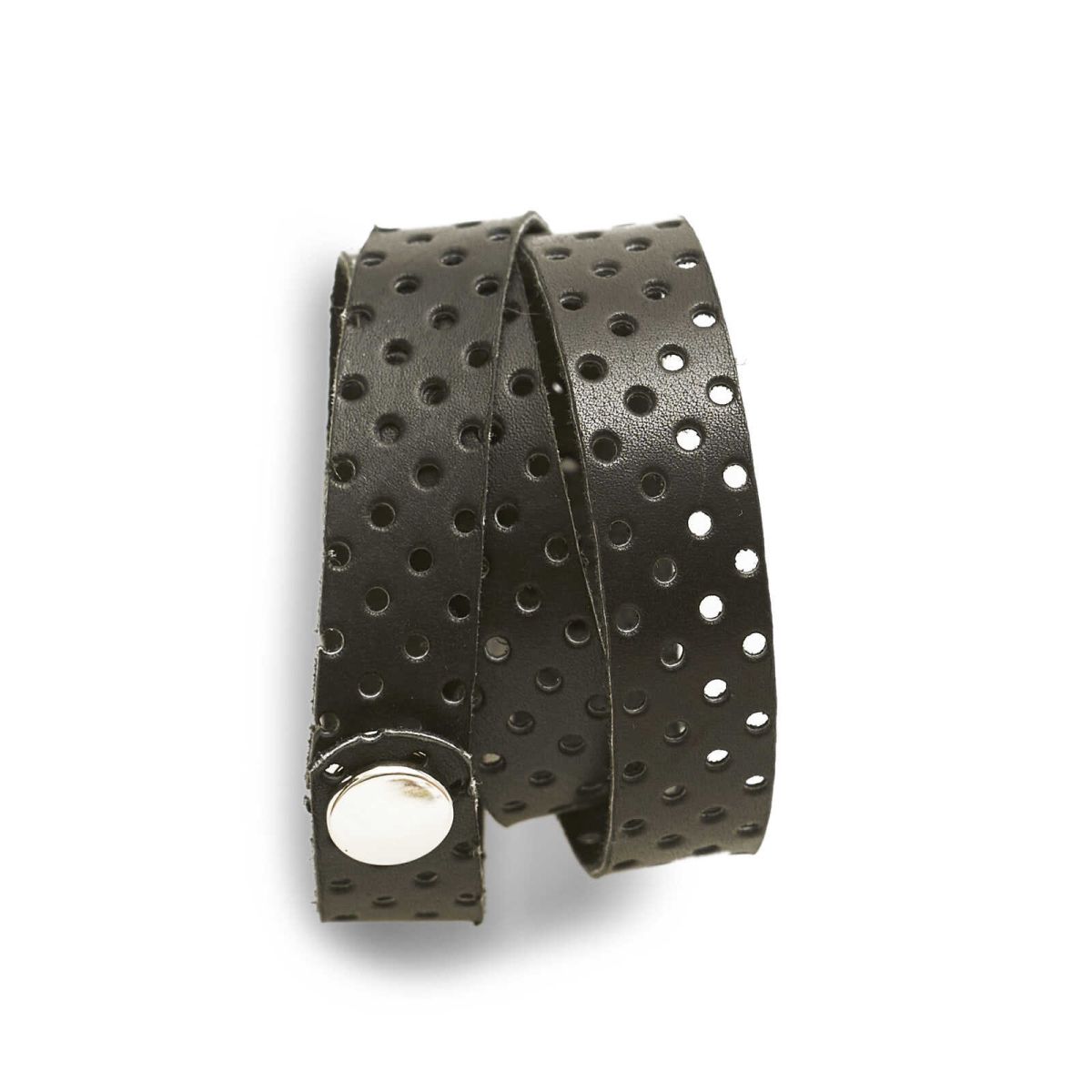 WRAP BRACELET - three coal grid_02