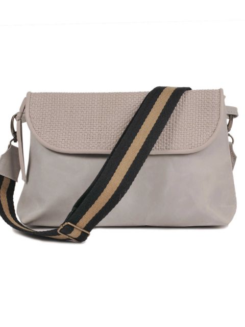 CROSSBODY BAG - sand woven - JULIA