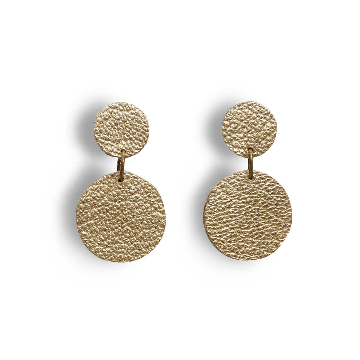 EARRING DOTS - gold mat_01