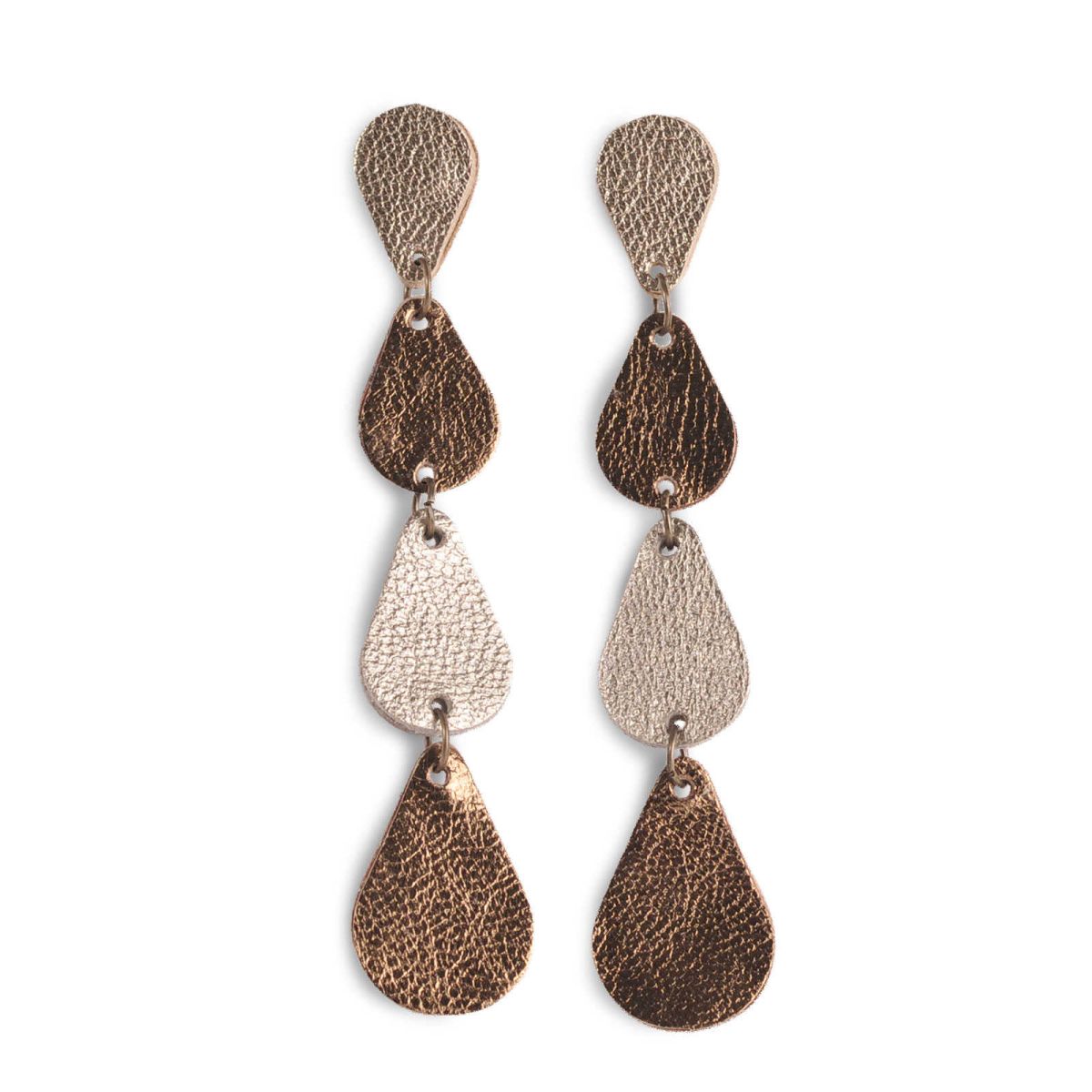 EARRING DROPS - gold shiny_01