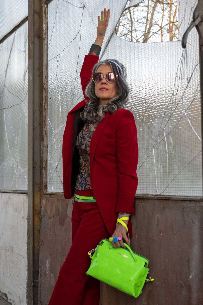 HAND BAG - neon green - INA_02