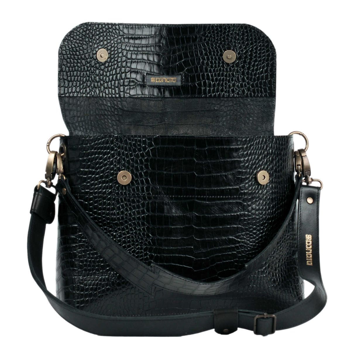 SATCHEL BAG - coal kroko - JEANETTE_02