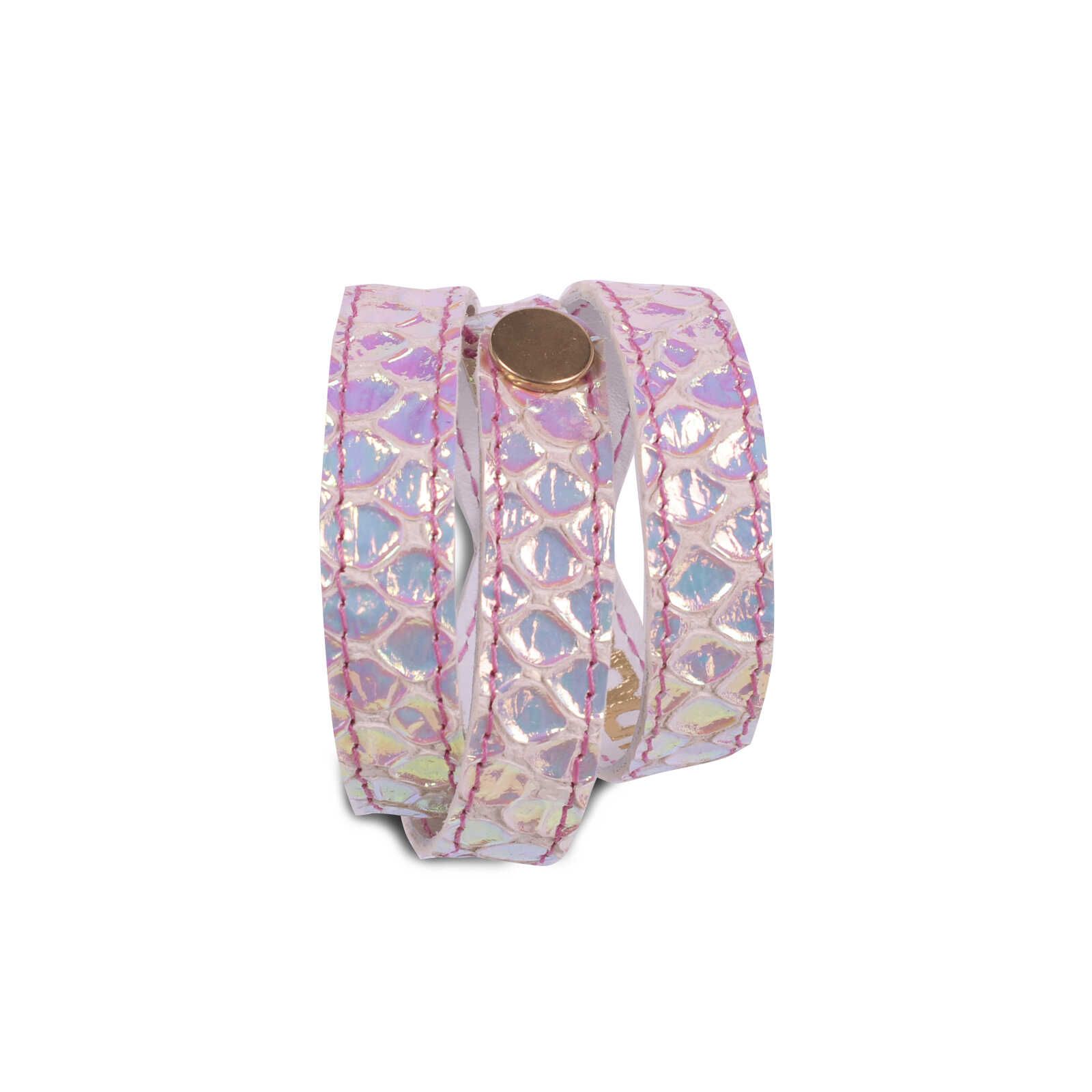 Wickelarmband | Leder | handgemacht von DONATA | regenbogenfarben